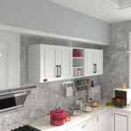 Kenzlife Hazır Mutfak Dolabı Fasulye90 Byz Mod1 90*200*32 Mebran Kapak Suntalam Gövde