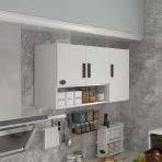 Kenzlife Hazır Mutfak Mirena22 Byz 060X120x22 Mutfak Banyo Dolabı Kapaklı Raflı