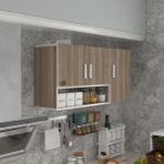 Kenzlife hazır mutfak mirena32 crd 060*120*32 mutfak banyo dolabı kapaklı raflı - Cordoba