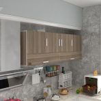Kenzlife Hazır Mutfak Perenna Crd 060*180*22 Mutfak Banyo Dolabı Kapaklı Raflı