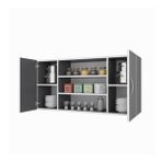 Kenzlife Honnor Gri 60x120x32 cm Mutfak ve Banyo Dolabı