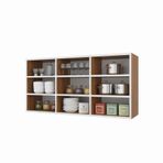 Kenzlife Hortus Ceviz 60x120x22 cm Mutfak ve Banyo Dolabı