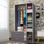 Kenzlife Hülagü 175*90*40 Crd 2 Çekmeceli Gardırop