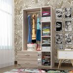 Kenzlife Hülagü 175x90x40 2 Çekmeceli Cordoba Gardrop
