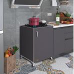 Kenzlife Kamuran Gri 85x60x56 Mutfak Dolabı