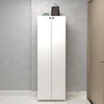 Kenzlife Kapaklı Ayakkabılık Bosnevi Mat Beyaz Suntalam 183*060*30 Otuzaltı Çift Ayakkabı Kapasitesi Arkalıksız