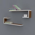 Kenzlife Kayra 015*060*20*2 Cvz Duvar Rafı Kitaplık