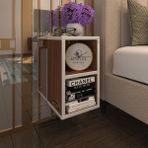 Kenzlife Kenzlife Komodin Lothario Cvz Komidin 42 x 20 x 19 cm Duvara Monte Askı Aparatlı - Ceviz