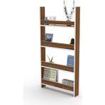 Kenzlife kitaplık fernur 120*060*10 cvz duvar rafı - Ceviz