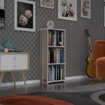 Kenzlife Kitaplık Süper Ga 090*40*19 Crd 3 Katlı Tek Bölme Ofis Mutfak Banyo Dolabı Arkalıksız - Cordoba - renk