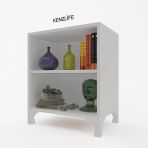 Kenzlife Kitaplık Tuğçe 048X030x020 Byz Ayaklı Mutfak Dolabı Banyo Ofis Ayakkabılık Kiler