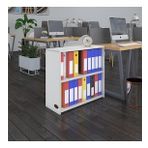 Kenzlife Klasorluk Rafli Burutay Byz 70*80*30 Kitaplik Ofis Arkaliksiz