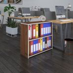 Kenzlife Klasorluk Rafli Burutay Cvz 70*80*30 Kitaplik Ofis Arkaliksiz