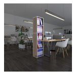 Kenzlife Klasorluk Rafli Kutadgu Crd 175*40*30 Kitaplik Ofis Arkaliksiz