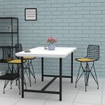 Kenzlife Knsz Ufak Boy Tel Bar Sandalyesi 1 Li Uslu Syhsrı 55 Cm Oturma Yüksekliği Mutfak Bahçe Cafe Ofis