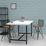 Kenzlife Knsz Ufak Boy Tel Bar Sandalyesi 1 Li Uslu Syhtrn 55 Cm Oturma Yüksekliği Mutfak Bahçe Cafe Ofis