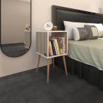 Kenzlife Komodin Biterge Crd 74*39*39 Ahşap Ayaklı Komidin Kitaplık
