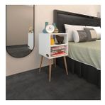 Kenzlife Komodin Erkeli Byz 74*39*39 Ahşap Ayaklı Komidin Kitaplık