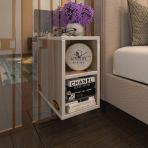 Kenzlife Komodin Lothario Crd Komidin 42*20*19 Duvara Monte Askı Aparatlı ( Mng)