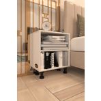 Kenzlife Komodin Matti Byz 48*40*40 Ayarlı Ayaklı Komidin Kitaplık