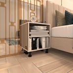 Kenzlife Komodin Matti Crd 48*40*40 Ayarlı Ayaklı Komidin Kitaplık