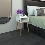 Kenzlife Komodin Ragnarok 49*29*29 Byz Komidin Ahşap Ayaklı