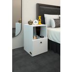 Kenzlife Komodin Yokatta Byz 60*39*39 Komidin Kitaplık Ayakkabılık Kapaklı Arkalıklı