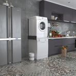 Kenzlife Lenya Gri Renk 015x80x70 cm Çamaşır Makinesi Dolabı