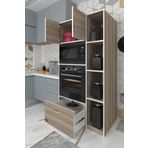 Kenzlife Makbule 180x90x56 cm Fırın Çekmeceli Ayaklı Banyo Kiler Ofis Mutfak Dolabı