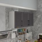 Kenzlife Mandalina 60 Gri Mod 2 60x120x32 Mebran Kapak Suntalam Gövde Hazır Mutfak Dolabı