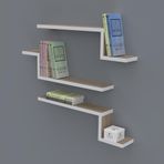 Kenzlife Mediha 015*060*20*3 Crd Duvar Rafı Kitaplık