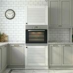 Kenzlife Membran Ankastre Fırın Dolabı Bige Byzbyz Panjur 180*60*56 Mebran Kapak Mdf Gövde
