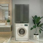 Kenzlife Membran Çamaşır-Kurutma-Bulaşık Makinesi Dolabı Mahidevran Gribyz Panjur 180*70*60 Mebran Kapak Suntalam Gövde
