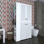 Kenzlife membran çamaşır-kurutma makinesi dolabı kapaklı fedyenka sol byzbyz 180*090*60 mebran kapak MDF gövde banyo ark
