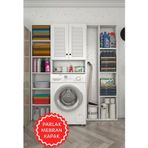 Kenzlife membran çamaşır makinesi dolabı veronikamega byzbyz panjur 180*156*20 mebran kapak suntalam gövde arkalıksız ra