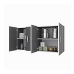 Kenzlife Merta Gri 60x120x32 cm Mutfak ve Banyo Dolabı