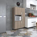 Kenzlife Mini Fırın Dolabı Alpkuntsol Crd 148*90*30 Ayaklı Mikroalga Midi Fırın Mutfak Beyaz
