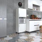 Kenzlife Mini Firin Dolabi Gokhun Byz 148*60*30 Ayakli Mikroalga Midi Firin Mutfak