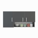Kenzlife Mirandus Gri 60x120x32 cm Mutfak ve Banyo Dolabı