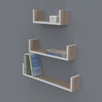 Kenzlife Müjgan 012*060-045-030*20 Crd Duvar Rafı Kitaplık