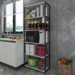 Kenzlife Mutfak Banyo Dolabı ADATEPE180 Byzsyh 180*70*30 6 Raflı Ofis Kiler Kitaplık - Beyaz