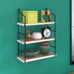 Kenzlife Mutfak Banyo Duvar Rafı Junzi Mat Cordoba Suntalam 070(Y)*40(G)*15(D)3 Katlı