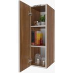 Kenzlife mutfak dolabı irem 060.030.32 cvz 2 raflı kapaklı ofis banyo kiler evrak kitaplık - Ceviz
