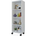 Kenzlife mutfak dolabı raziye 128*050*030 byz tekerlekli banyo evrak ofis ayakkabılık kiler - Beyaz