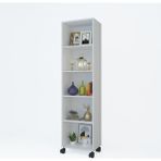 Kenzlife mutfak dolabı raziye 188*050*030 byz tekerlekli banyo evrak ofis ayakkabılık kiler - Beyaz
