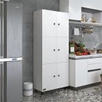 Kenzlife Mutfak Dolabı Tahiri Byz 188*80*37 Çok Amaçlı Dolap Arkalıklı Beyaz