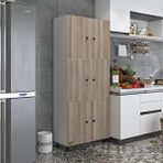 Kenzlife Mutfak Dolabı Tahiri Crdbyz 188*80*37 Çok Amaçlı Dolap Arkalıklı Beyaz