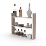 Kenzlife Mutfak Rafı Abidin Crd 060*050*10 Tezgah Beyaz