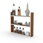 Kenzlife Mutfak Rafı Abidin Cvz 060*050*10 Tezgah Beyaz