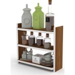 Kenzlife mutfak rafı apti cvz 040x15 duvar tezgah - Ceviz
